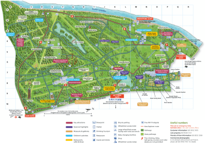 Kew Gardens map