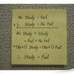 If you Study, you will Fail!