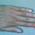 The voting dye on my hand