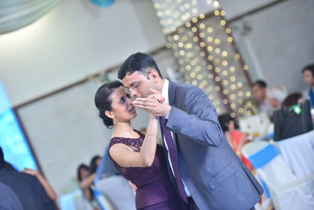 Ashwina and me dancing