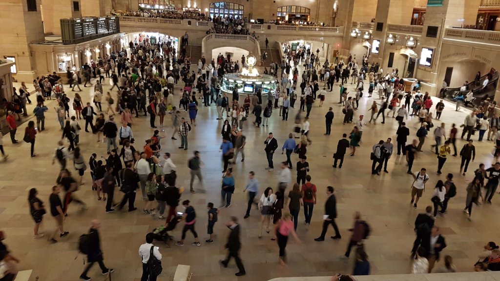 The hustle and bustle of Grand Central Station, New York