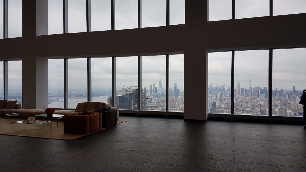 From Floor 63 of One World Trade Center