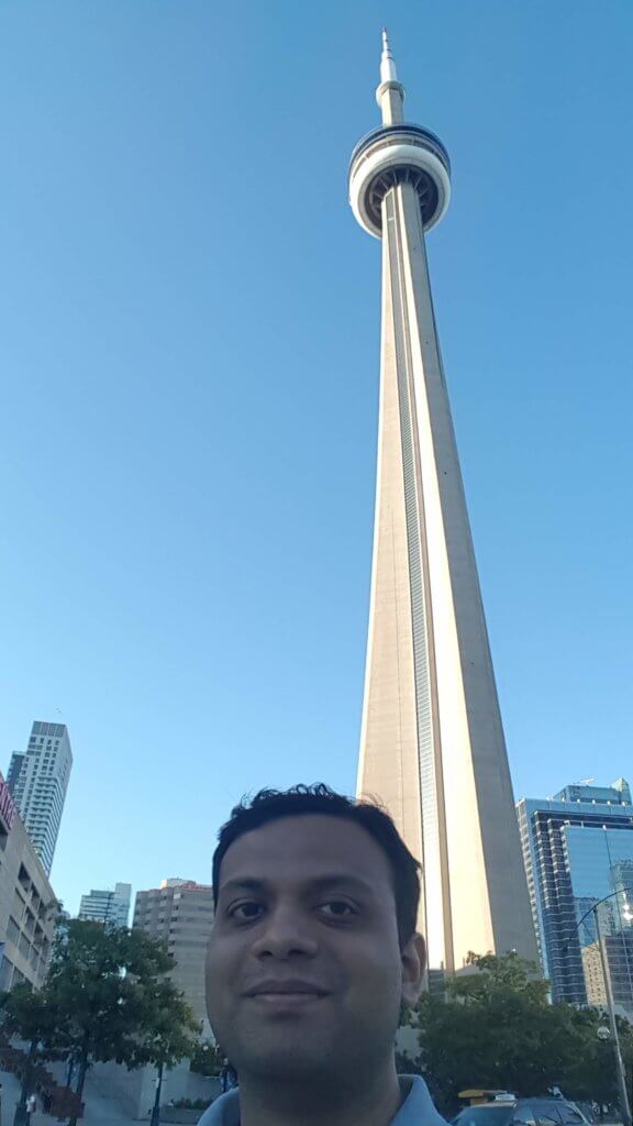 Ajay and the CN Tower
