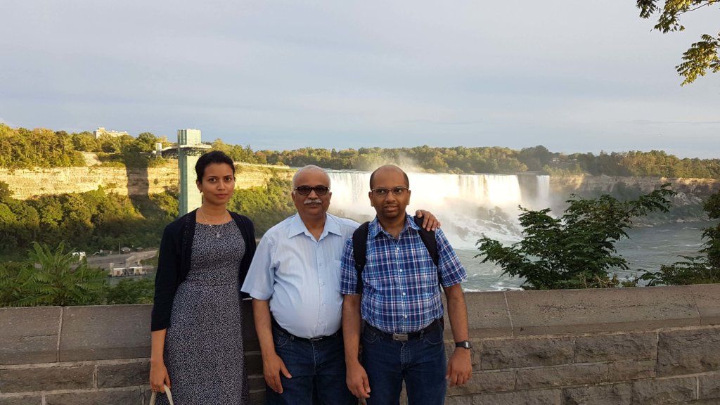 Ashwina, Dad and Arun