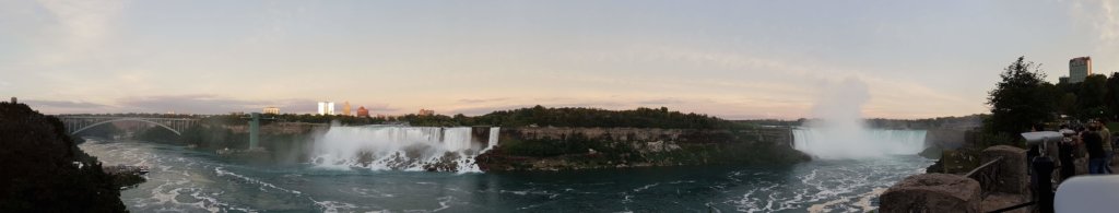 Panoramic view of The Niagara Falls