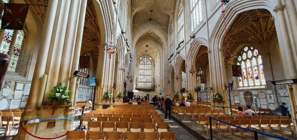 Inside the Bath Abbey