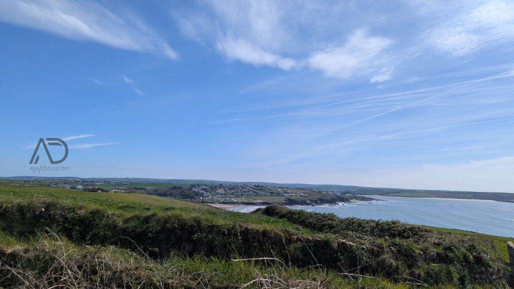 Polzeath, the sea and the skies