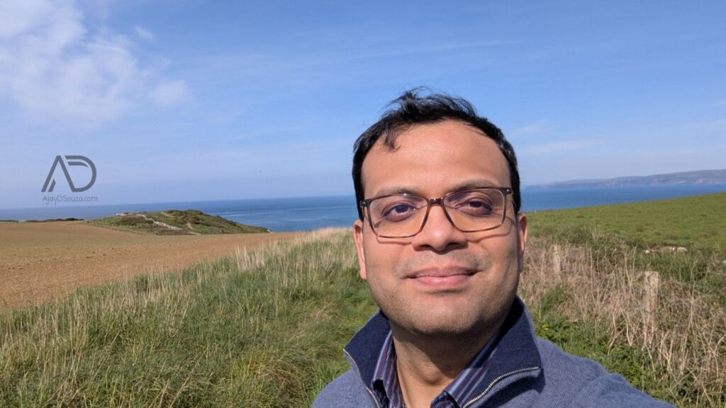 The sea behind me at Pentire Point