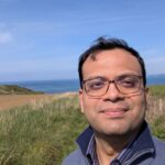 The sea behind me at Pentire Point
