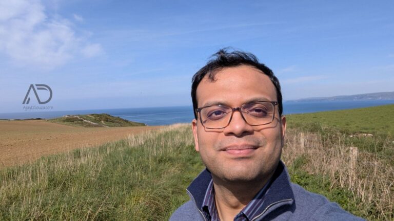 The sea behind me at Pentire Point