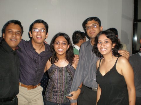 Aditya, Akshat, Sneha, Namrata and me